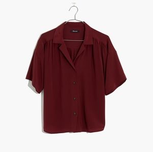 Madewell, Silk Camp Shirt
